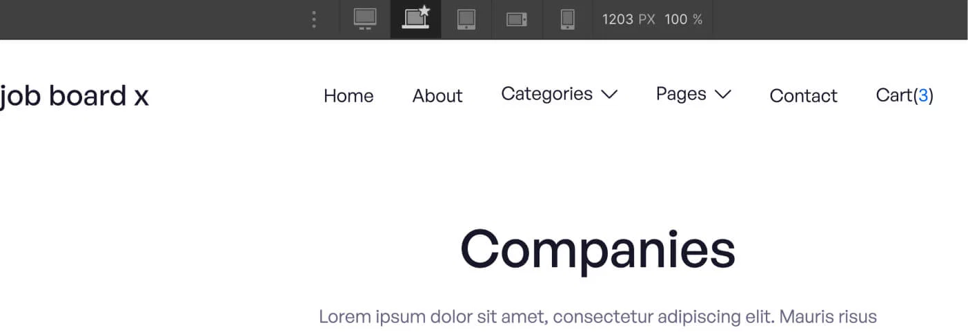 Responsive Design - Job Board X Webflow Template
